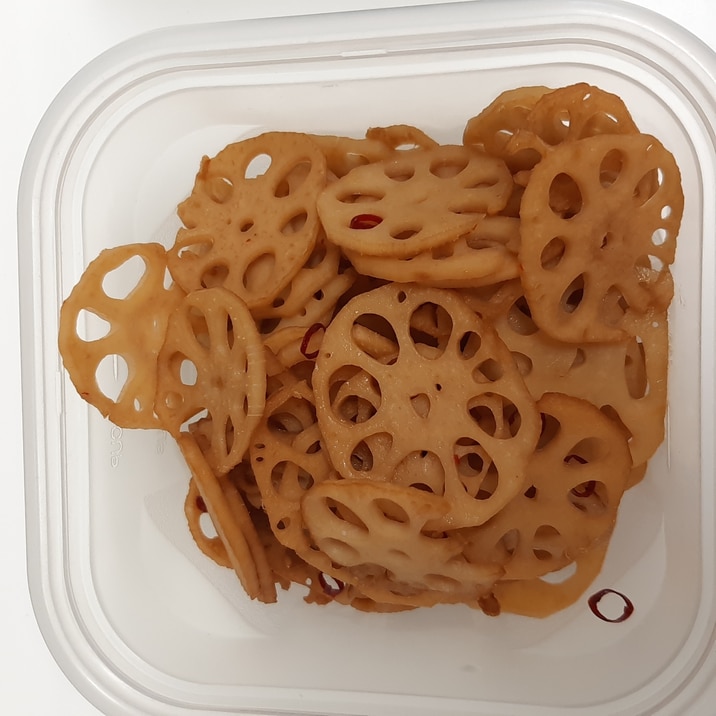 お弁当に!レンコンのきんぴら